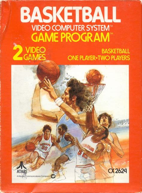 Basketball (1978) Atari 2600 box cover art - MobyGames