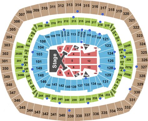 MetLife Stadium Seating Chart | MetLife Stadium | East Rutherford, New ...