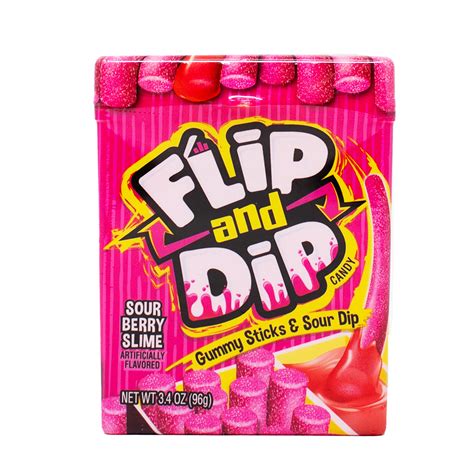 Flip and Dip Gumy Sticks & Sour Dip Candy - 3.4oz – Candy Funhouse US