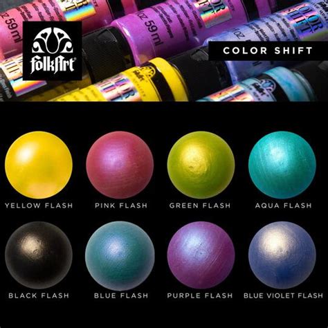 FolkArt® Color Shift Gloss Acrylic Craft Paint 8 Color Set | Michaels