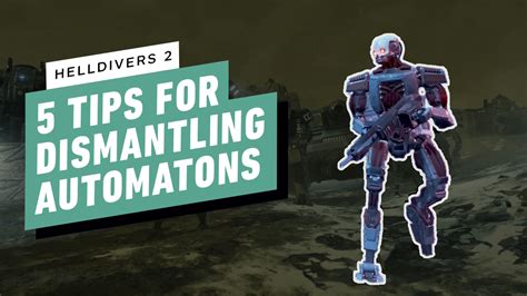 Helldivers 2 - 5 Tips for Easily Defeating Automatons