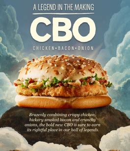 McDonald's New CBO Burger - Rainey's World