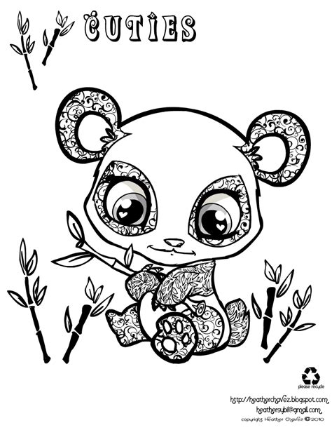 Baby Panda Coloring Pages