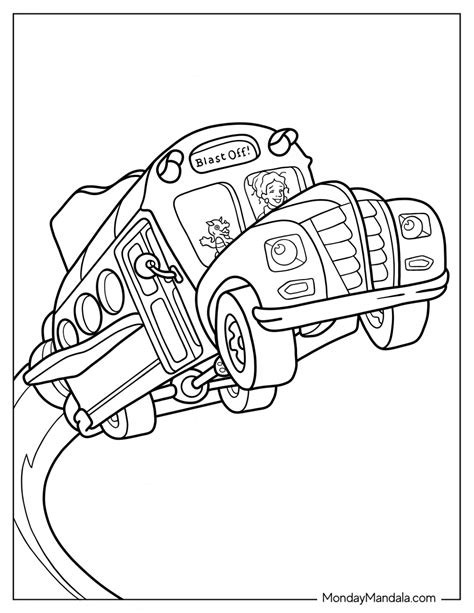 20 Magic School Bus Coloring Pages (Free PDF Printables)