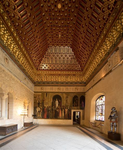 The Alcazar in Segovia. - The amazing interior of the Alcazar in ...