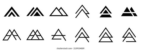 Aa Logo Set Isolated On White Stock Vector (Royalty Free) 2139534009 | Shutterstock