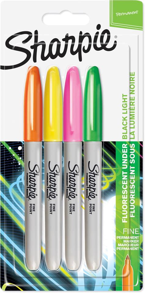 Amazon.com : SHARPIE 1860443 Neon Permanent Markers Assorted 5/Pack ...