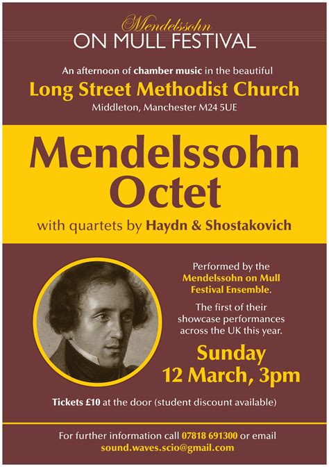 Mendelssohn Octet – The Arts & Crafts Church