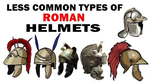 Less common Roman Helmet types explained (Ancient Rome) - YouTube