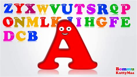 Learn ABCD Reverse (Alphabets) for kids, toddlers, babies Alphabets song for Kids to learn - YouTube
