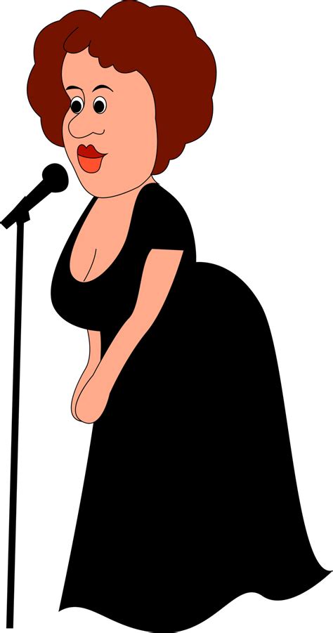 Opera singer, illustration, vector on white background. 13791789 Vector ...