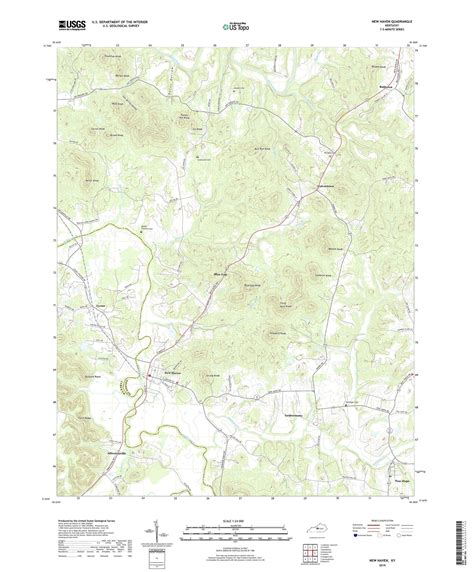 New Haven Kentucky US Topo Map – MyTopo Map Store