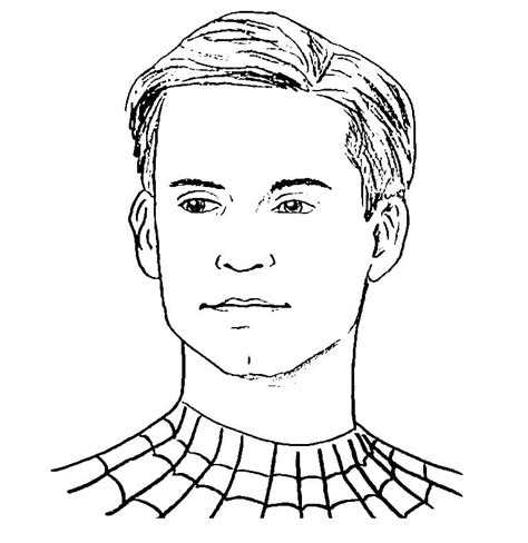 Spider-Man Tobey Maguire coloring page - Download, Print or Color ...