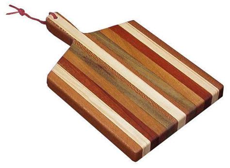 Exotic Wood Cutting Board with Handle from DutchCrafters Amish