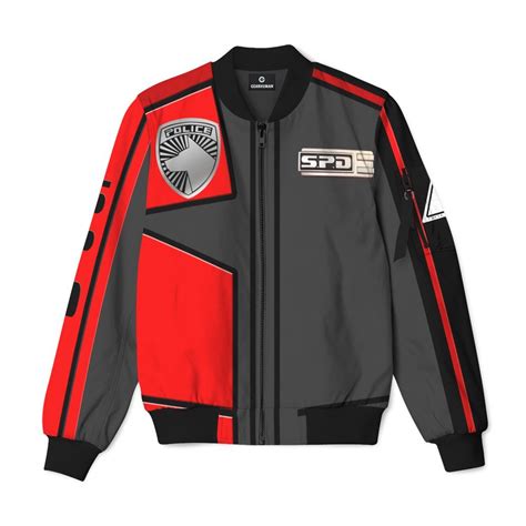 Gearhumans 3D Power Rangers SPD Red Uniform Bomber