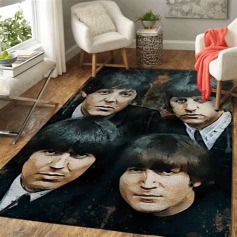 The Beatles – Eleanor Rigby Song Art Area Rug – Rock Band Merch