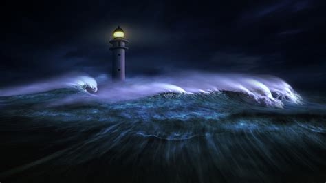 Nikos Bantouvakis, 500px, Night, Sea, Storm, Dark, Nature, Digital art ...