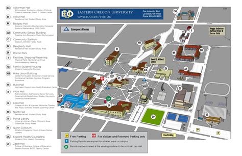 Oregon University Campus Map