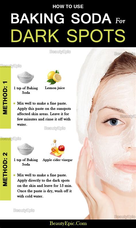 How To Use Baking Soda For Dark Spots? | Dark spots on skin, Skin care, Skin remedies