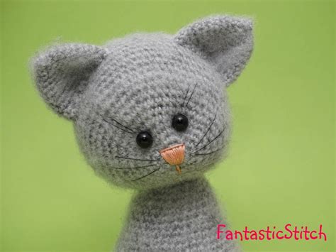 Crochet Pattern Amigurumi Cat Mouse Tutorial Instant Download - Etsy