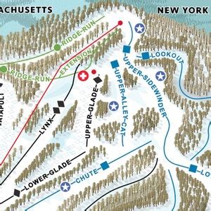 2021 CATAMOUNT SKI RESORT Ski Trail Map Ski Home Decor, Ski Lodge Wall ...