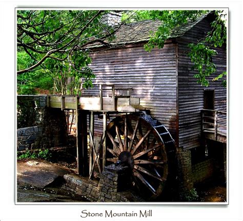 "Stone Moutain Grist Mill" by lynell | Redbubble