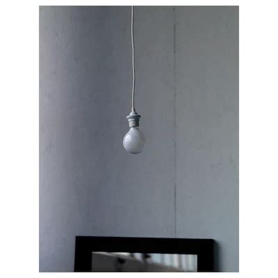 SUNNEBY Cord set, white textile, 5 ' 11" - IKEA | Pendant lamp shade ...