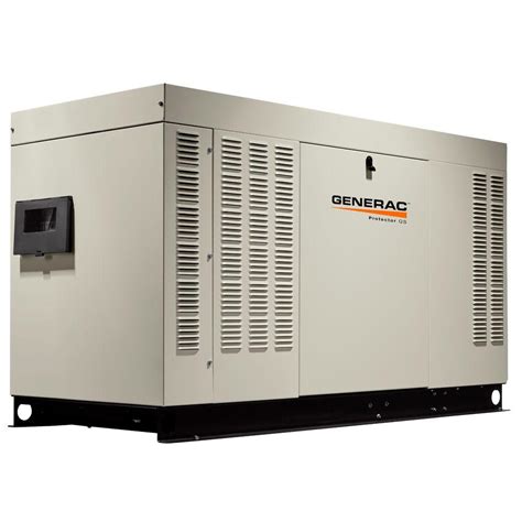 Generac 48,000-Watt 120-Volt/240-Volt Liquid Cooled Standby Generator Single Phase with Aluminum ...