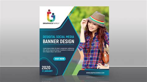 Free Social Media Banner Design Free Psd Template Graphicsfamily - Riset