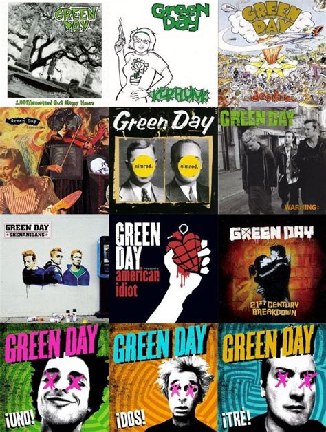 Green Day Fan Art: Green Day Albums | Green day albums, Green day ...