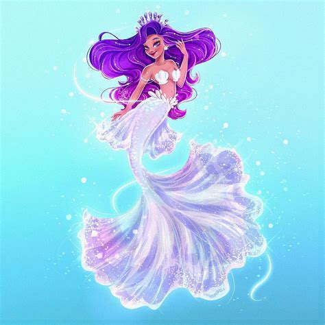 Mermaid Drawings, Mermaid Art, Anime Girl Drawings, Art Drawings, Black Disney Princess, Disney ...