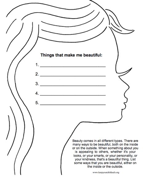 Self-Esteem and Positive Psychology-- free worksheets | Positive psychology activities, Self ...