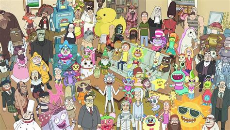 Estos son los 10 personajes más divertidos de Rick y Morty