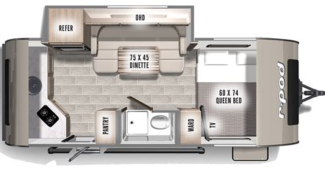 R Pod Travel Trailer Floor Plans - floorplans.click