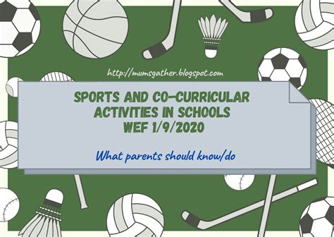 Sports and Co-curricular Activities restarting in schools wef 1st ...