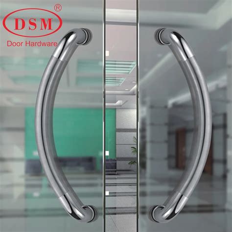 Entrance Door Handle 304 Stainless Steel Pull Handles For Commercial Office Store Entry Front ...