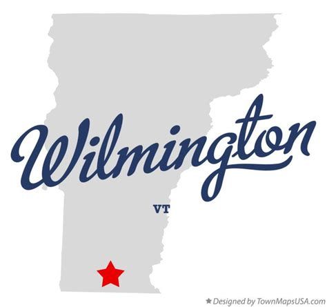 Map of Wilmington, VT, Vermont