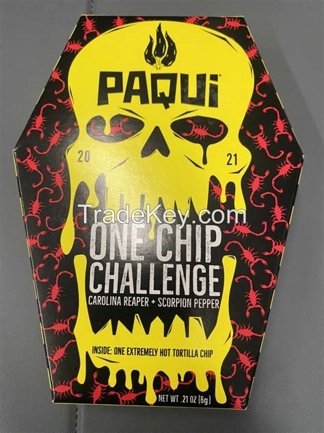 Paqui One Chip Challenge 2021 Carolina Reaper Scorpion Sealed. By Best ...