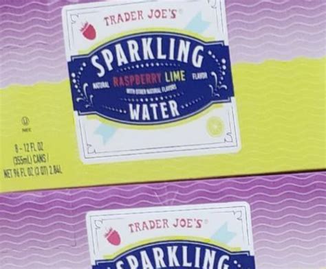 Trader Joe's Sparkling Raspberry Lime Water Reviews - Trader Joe's Reviews