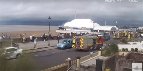 Burnham-on-Sea pier fire in pictures as blaze rips through iconic ...