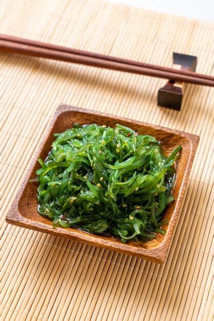 Premium Photo | Seaweed salad -japanese style