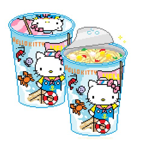 √ hello kitty pixel gif png 148669