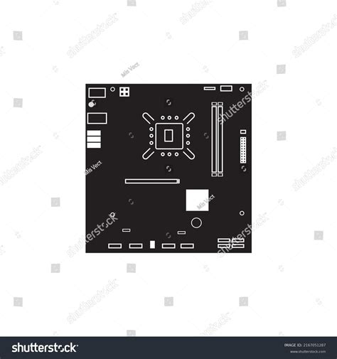 Motherboard High Resolution Logo Design Stock Vector (Royalty Free) 2167051287 | Shutterstock