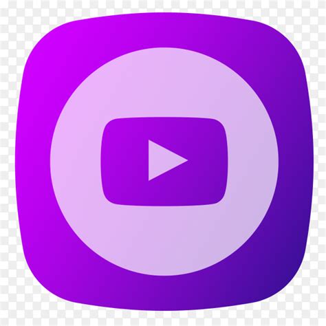 Purple Youtube Logo Aesthetic