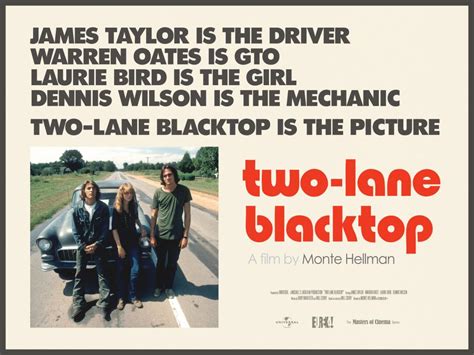 Stupefaction ...: Movie of the Week: Two Lane Blacktop (1971)