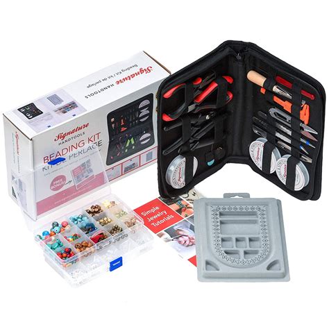 The Ultimate Beading Set & Jewelry Making Kit for Adults, Complete Supplies Set with Beads ...