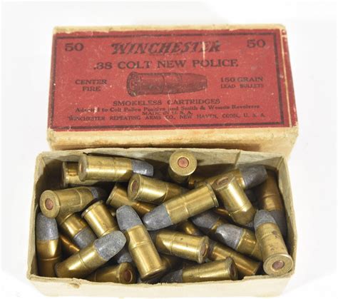 Vintage Winchester .38 Colt New Police Ammo