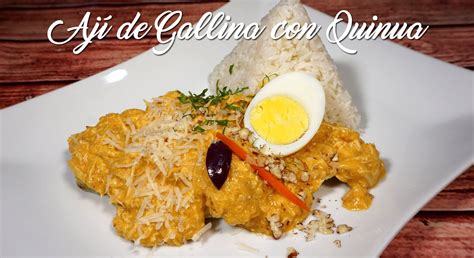 Ají de Gallina con Quinua | Comida peruana recetas, Aji de gallina, Comida