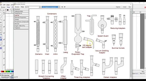 Chemsketch, labo opstelling tekenen - YouTube