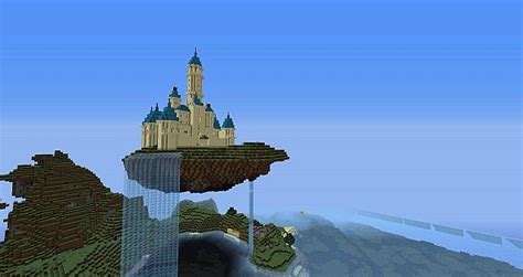 Floating castle Minecraft Map